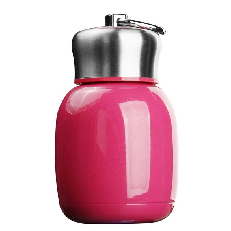 Gets Mini 7 oz Stainless Steel Water Bottle, Portable Small Sports Vacuum Insulated Water Bottle Leak Proof Sport Tumbler Cup Hot and Cold Water Bottle (Rose) - Image 2